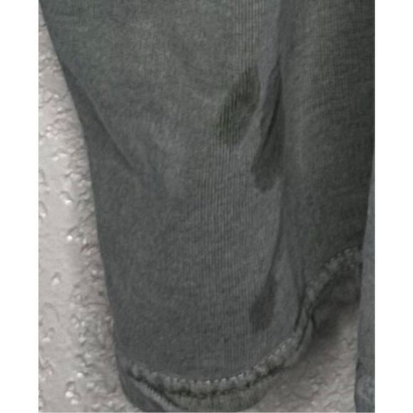 VTG MCINTOSH SEYMOUR Rugby Sweatshirt Made in USA 1/4 Button Sage Faded Size L - Picture 4 of 5